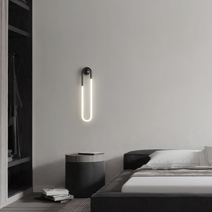 Loop LED Wall Light with Globe Detail