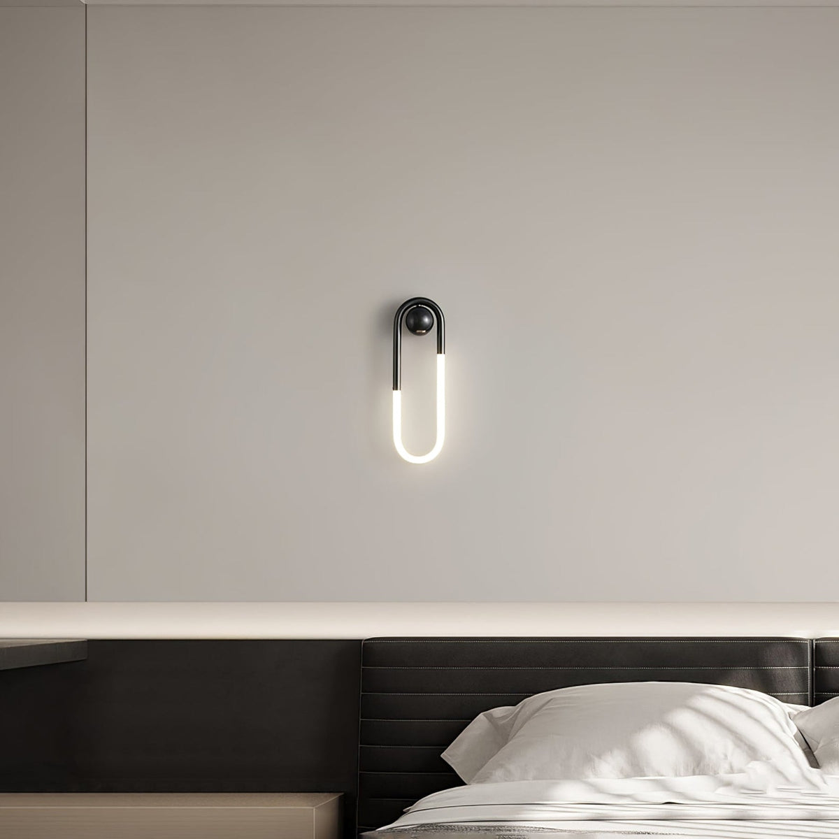 Loop LED Wall Light with Globe Detail