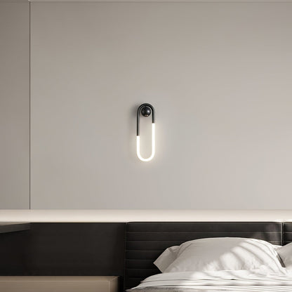 Loop LED Wall Light with Globe Detail