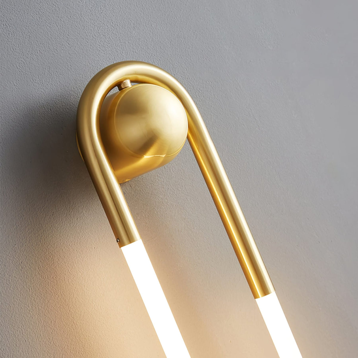Loop LED Wall Light with Globe Detail