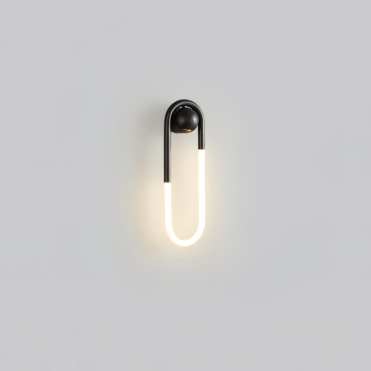 Loop LED Wall Light with Globe Detail