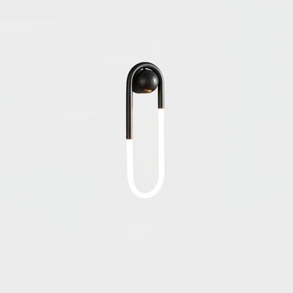 Loop LED Wall Light with Globe Detail