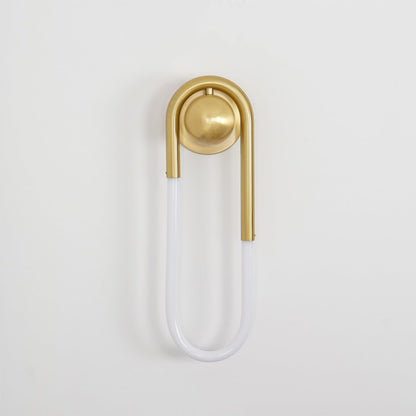 Loop LED Wall Light with Globe Detail