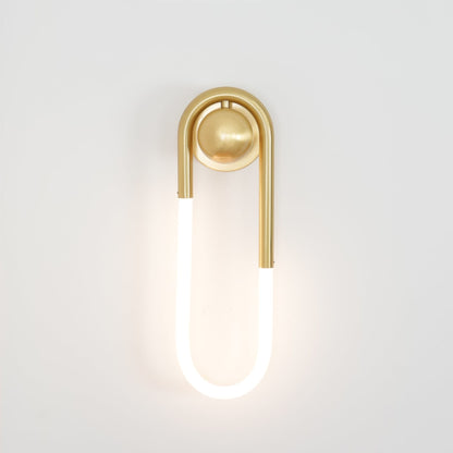 Loop LED Wall Light with Globe Detail