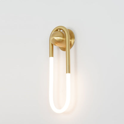 Loop LED Wall Light with Globe Detail