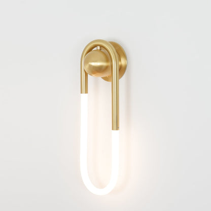 Loop LED Wall Light with Globe Detail