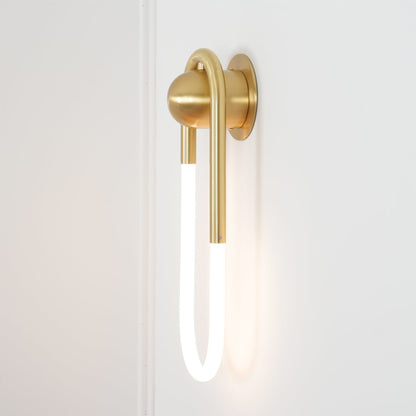 Loop LED Wall Light with Globe Detail