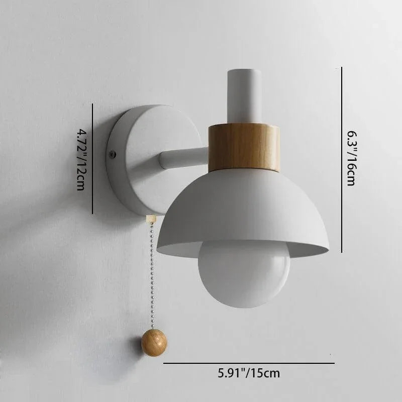 Macaron wall light dimension diagram