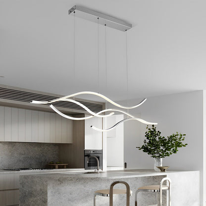 Linear LED Pendant Light for Dining Table