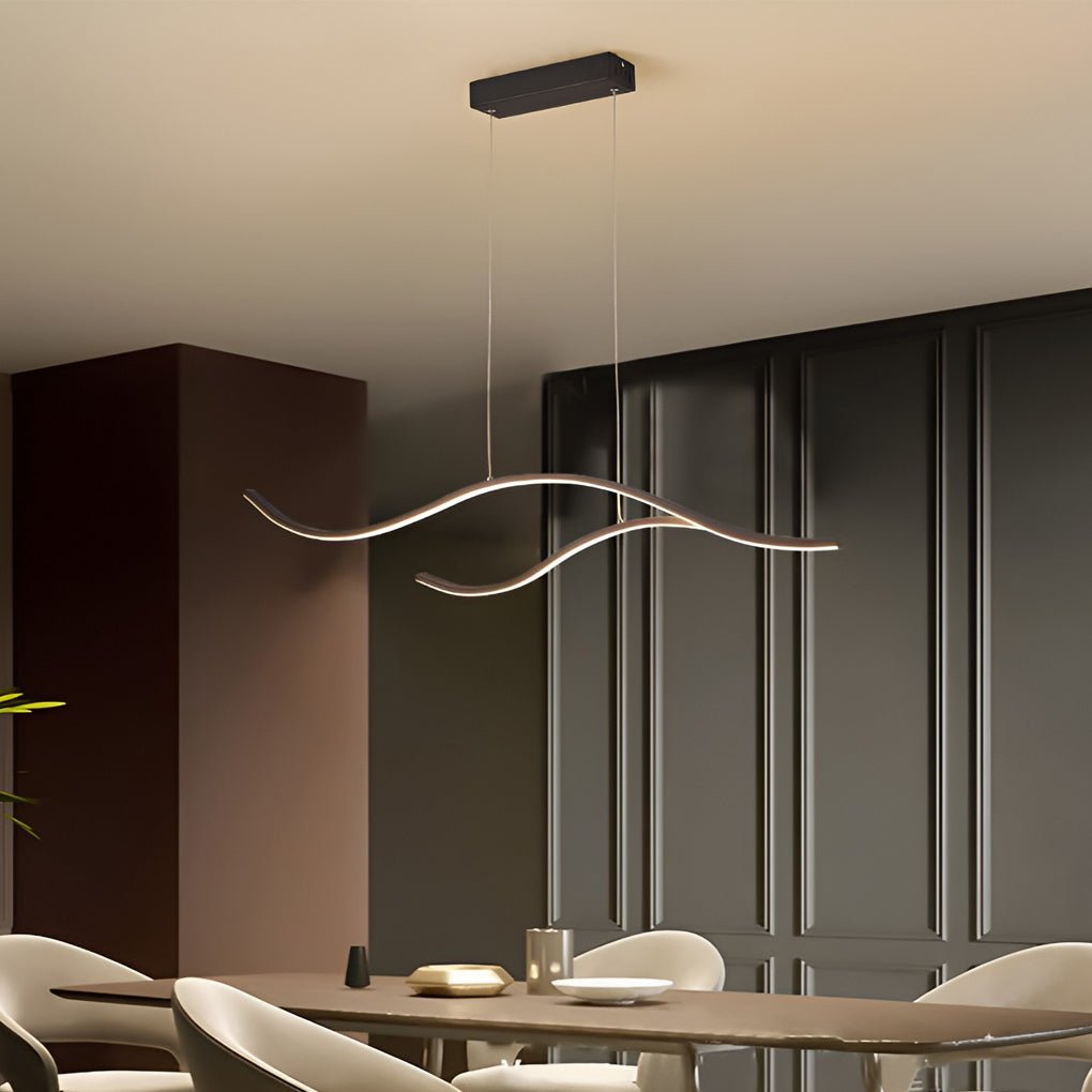 Linear LED Pendant Light for Dining Table