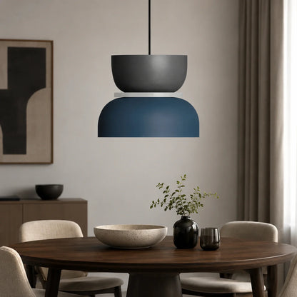 Modern Macaron Pendant Light with Iron and Acrylic Shade