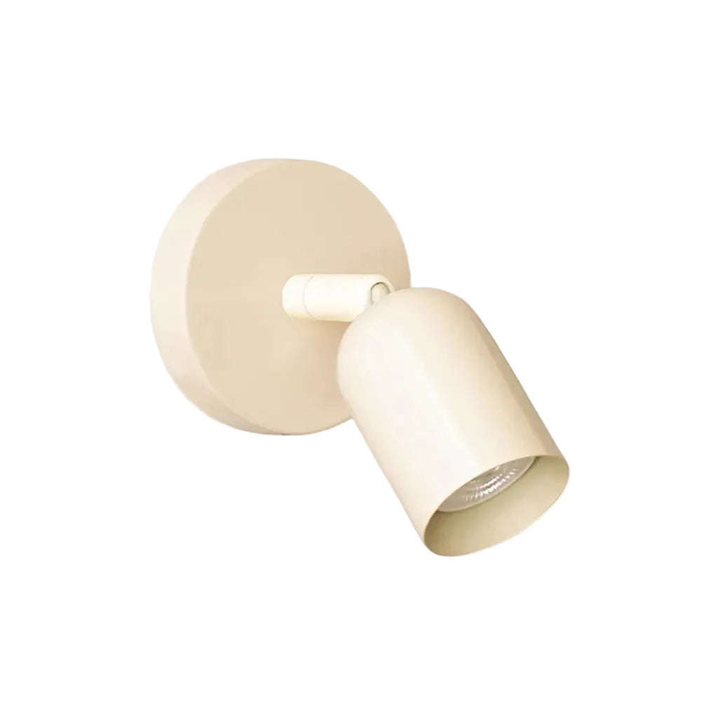 Indoor E27 wall spotlight with painted iron body