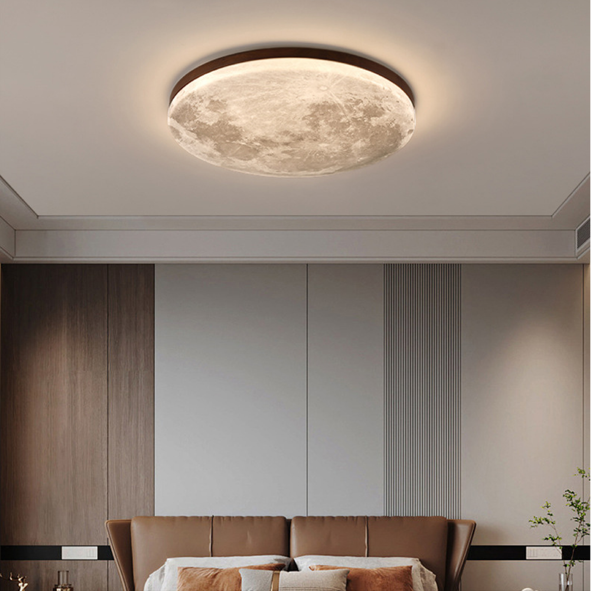 Moon LED flush mount ceiling light product view