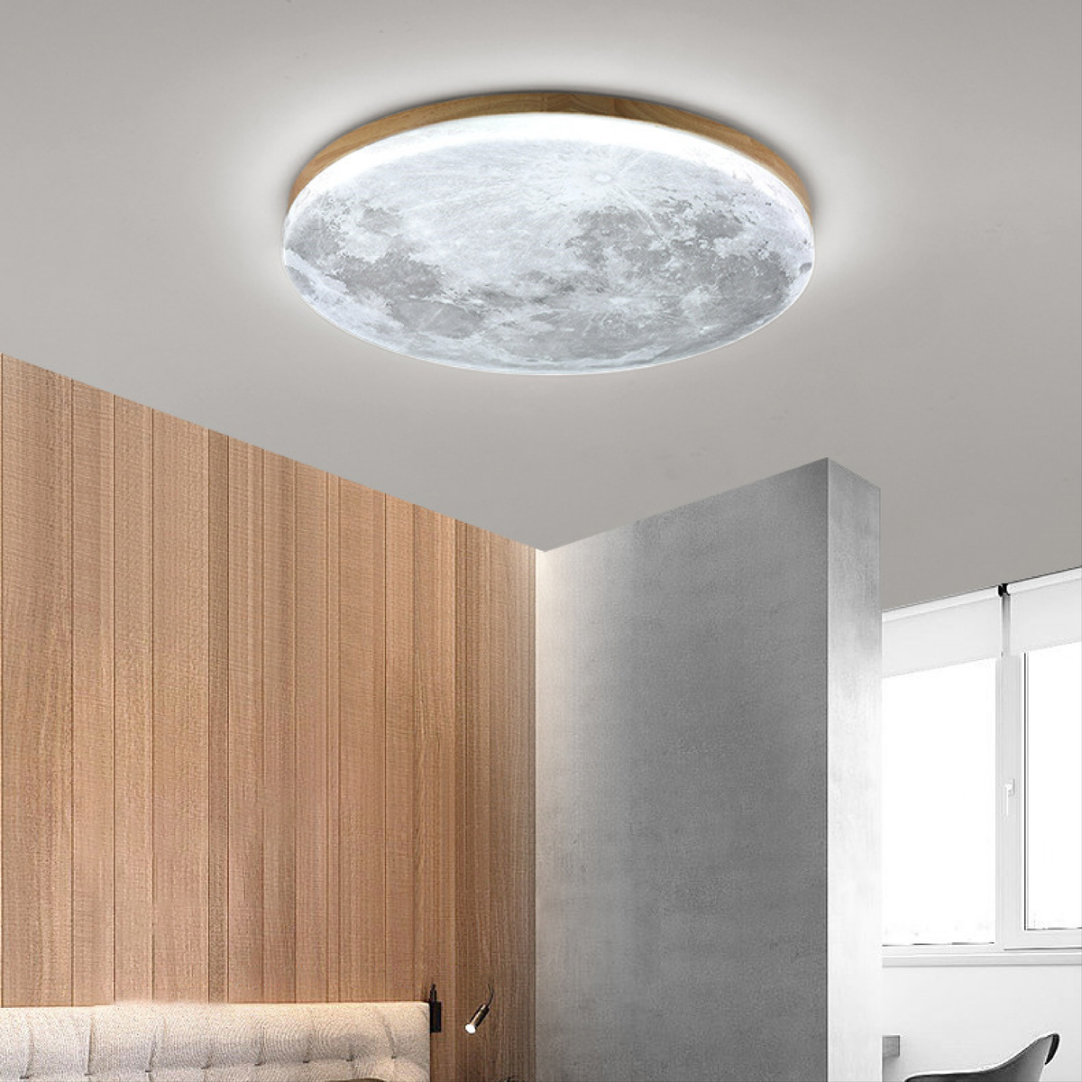 Moon LED flush mount ceiling light product view