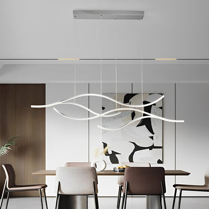 Linear LED Pendant Light for Dining Table