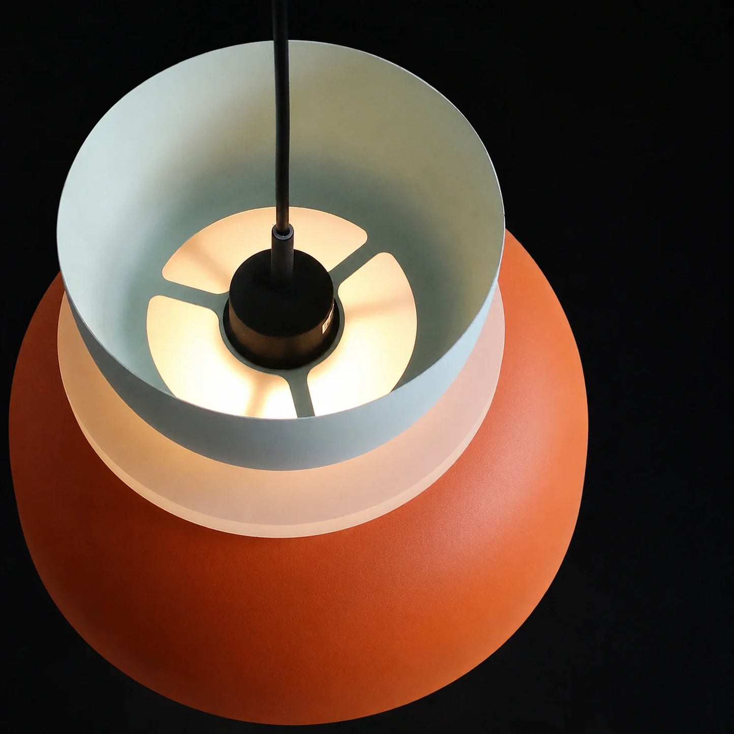 Modern Macaron Pendant Light with Iron and Acrylic Shade