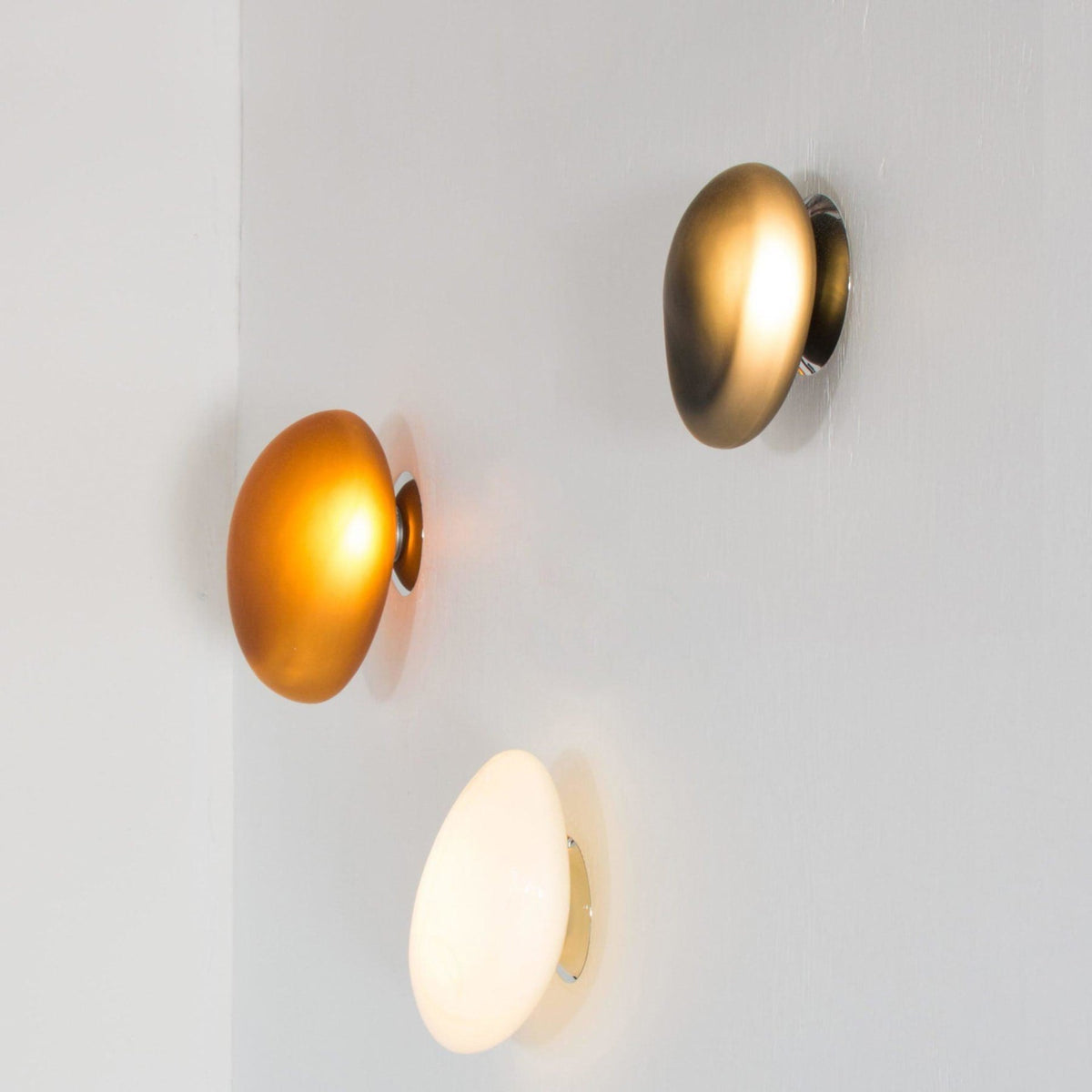 Organic Glass Wall Light with Sculpted Shade — product view 23