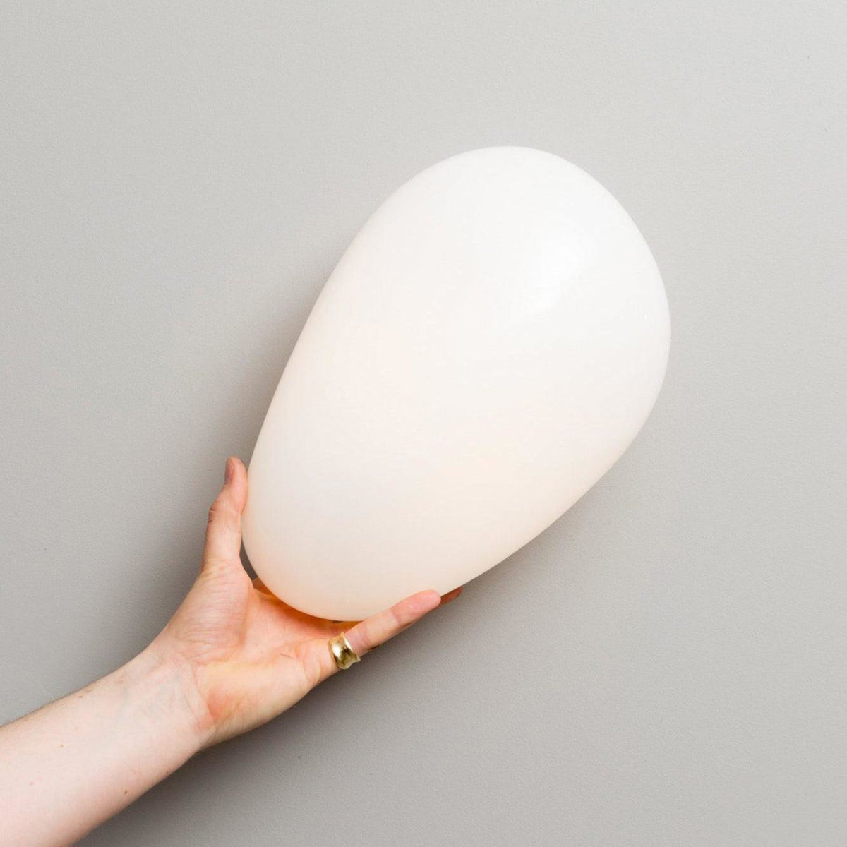 Organic Glass Wall Light with Sculpted Shade — product view 25