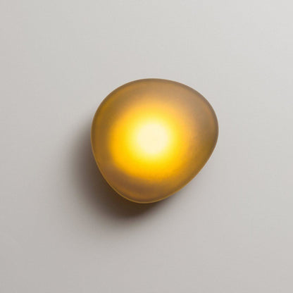 Organic Glass Wall Light with Sculpted Shade — product view 29