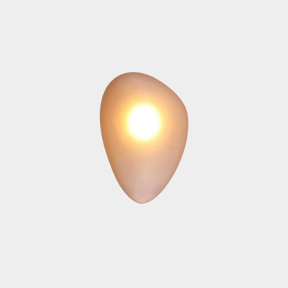Organic Glass Wall Light with Sculpted Shade — product view 46