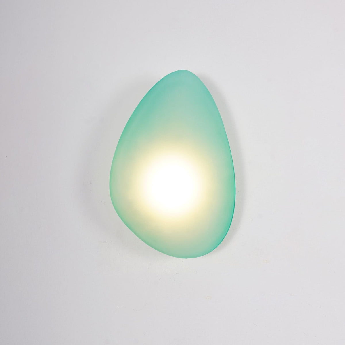 Organic Glass Wall Light with Sculpted Shade — product view 57