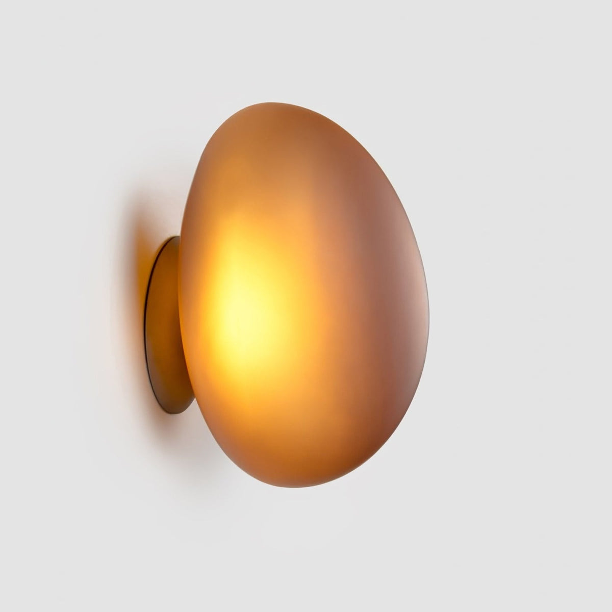 Organic Glass Wall Light with Sculpted Shade — product view 77