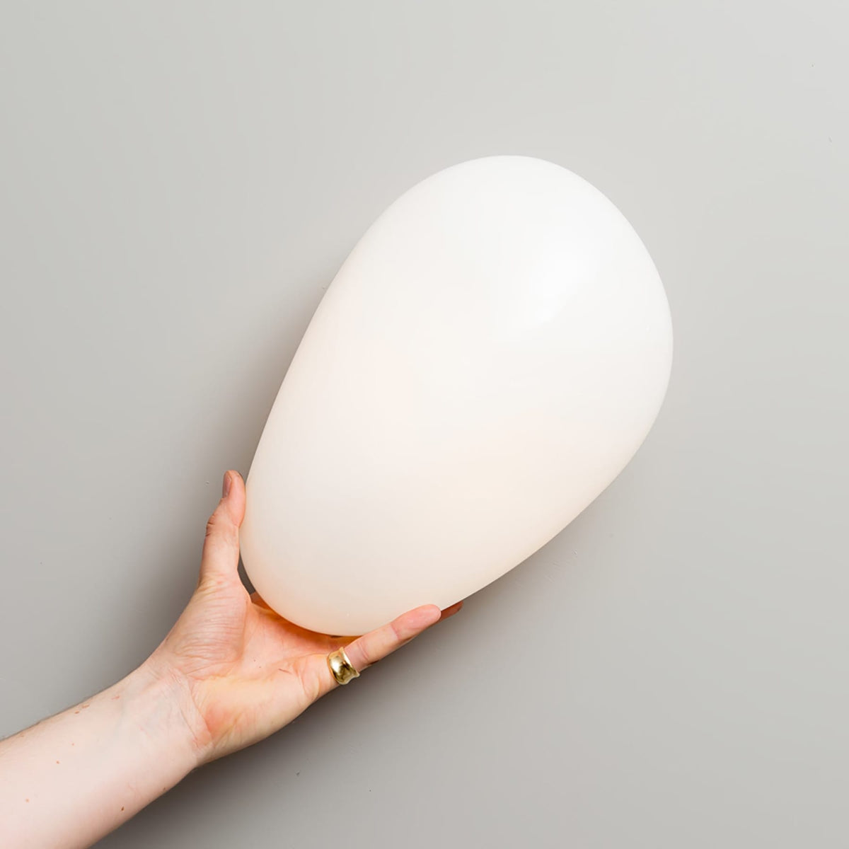 Organic Glass Wall Light with Sculpted Shade — product view 82
