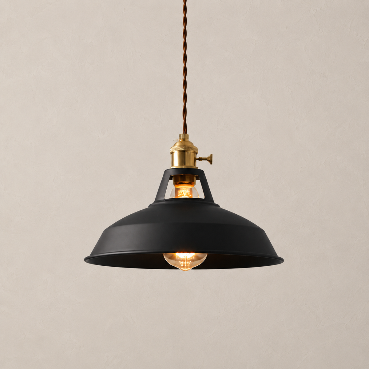 Black Pip macaron pendant light