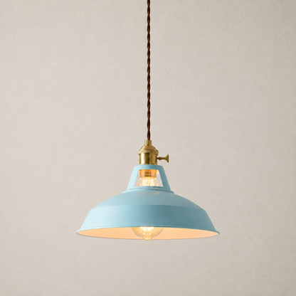 Blue Pip macaron pendant light