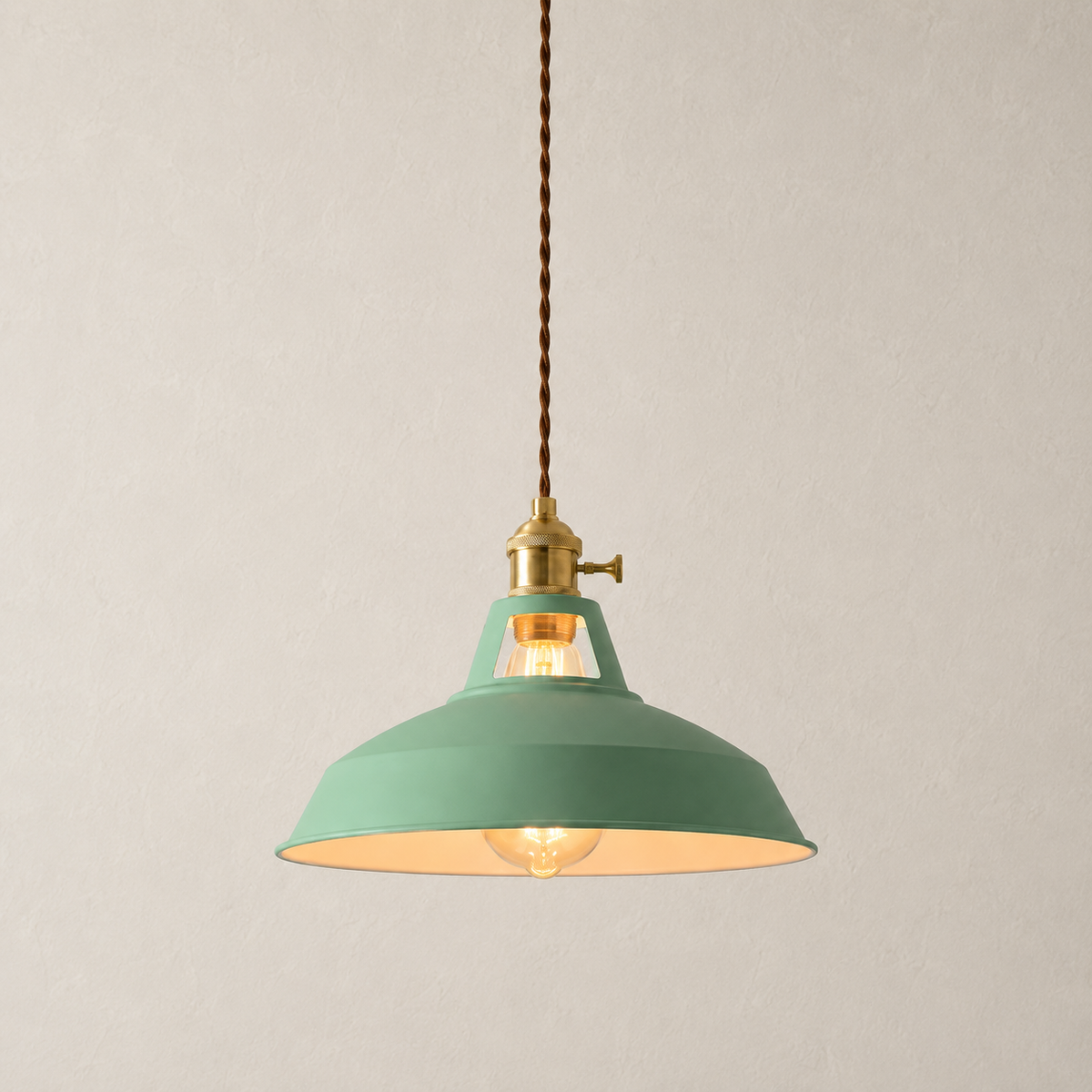 Green Pip macaron pendant light