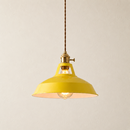 Yellow Pip macaron pendant light