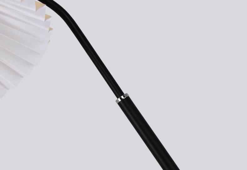 Pleated Paper Shade Floor Lamp