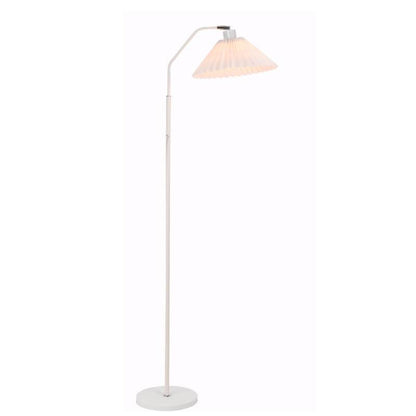 Pleated Paper Shade Floor Lamp