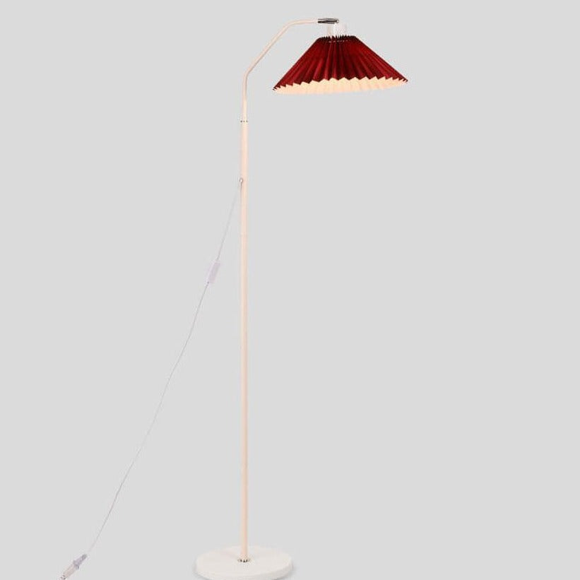 Pleated Paper Shade Floor Lamp
