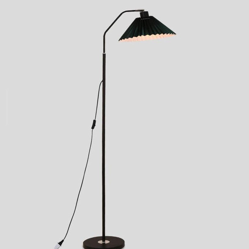 Pleated Paper Shade Floor Lamp