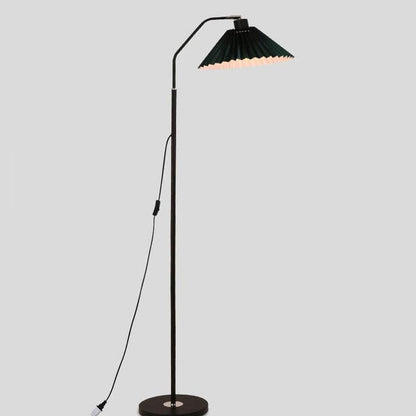 Pleated Paper Shade Floor Lamp