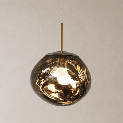 Grey Prism crystal pendant light