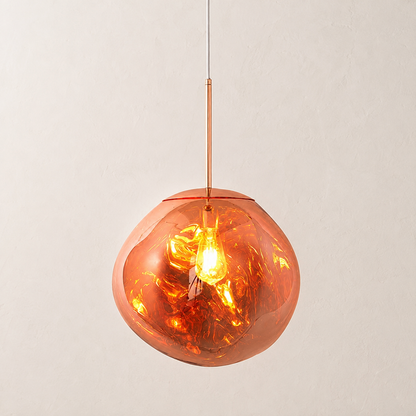 Red Prism crystal pendant light