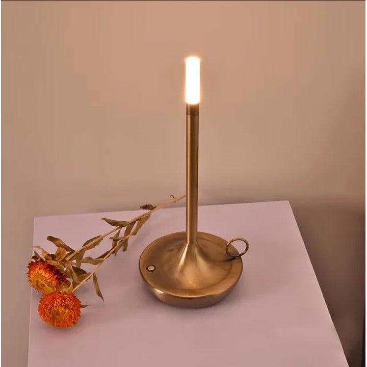 Rechargeable LED Candle-Style Table Lamp