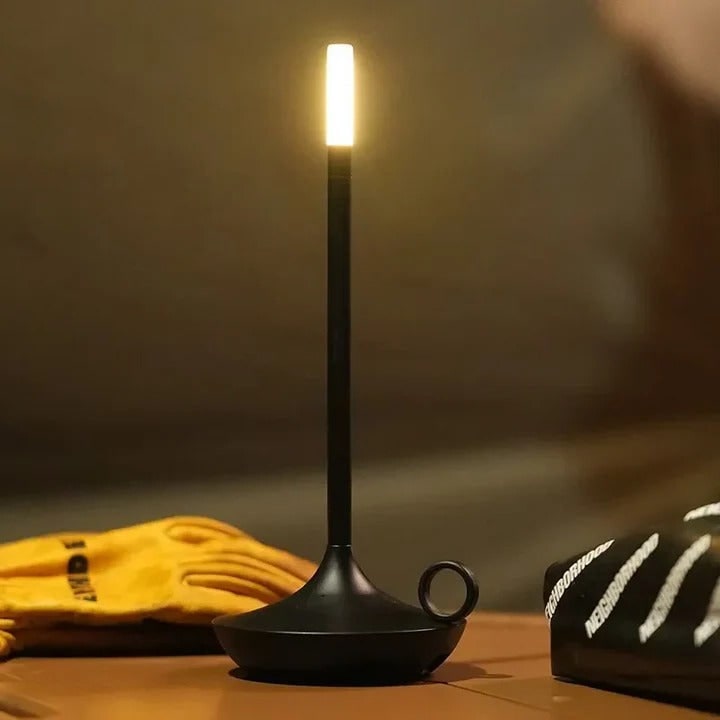 Rechargeable LED Candle-Style Table Lamp