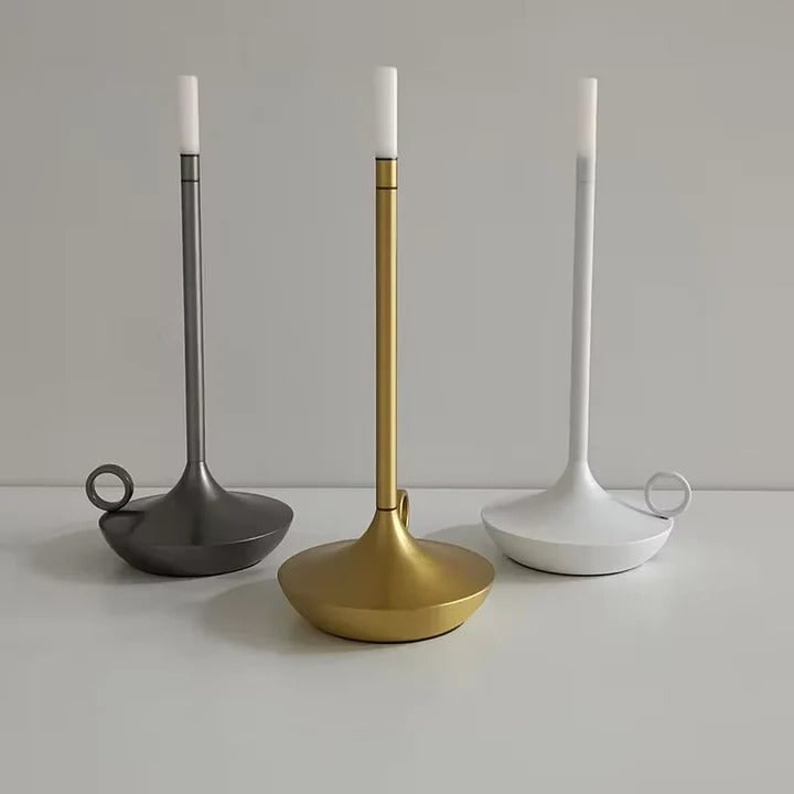 Rechargeable LED Candle-Style Table Lamp