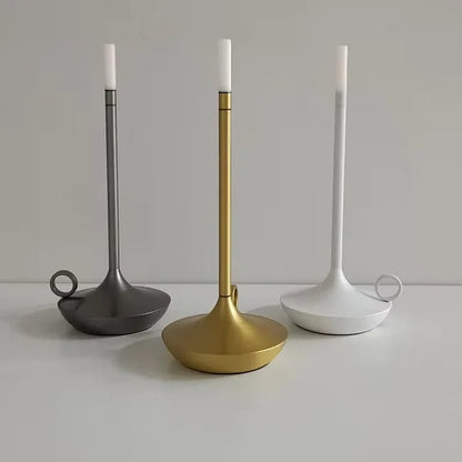 Rechargeable LED Candle-Style Table Lamp