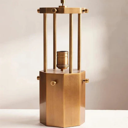 Glass lamp base and central light fitting without shade