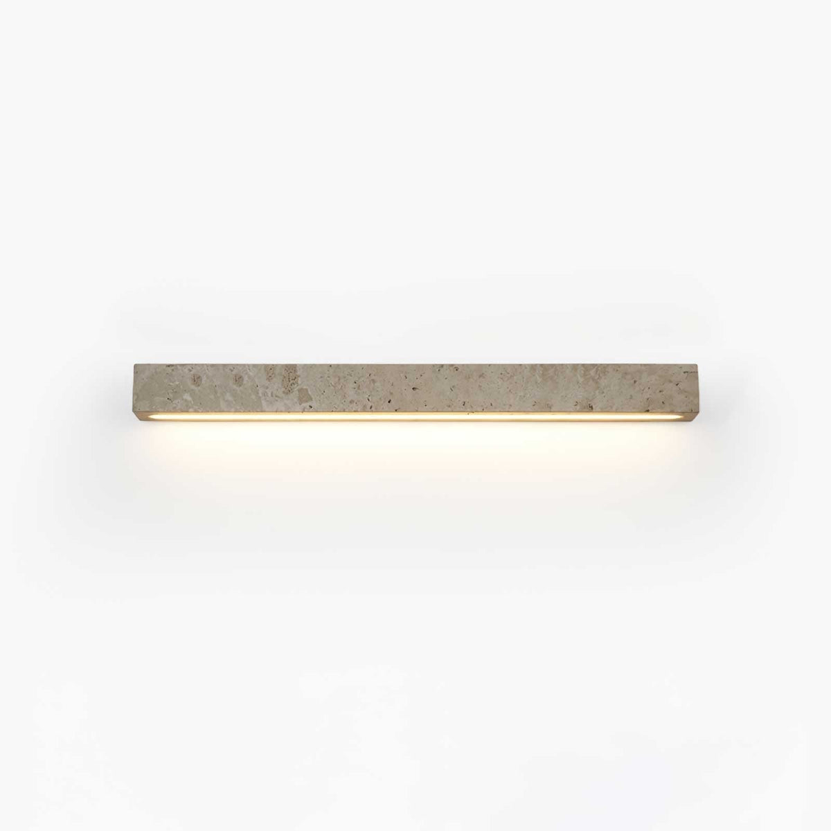 Rectangular Travertine LED Wall Light