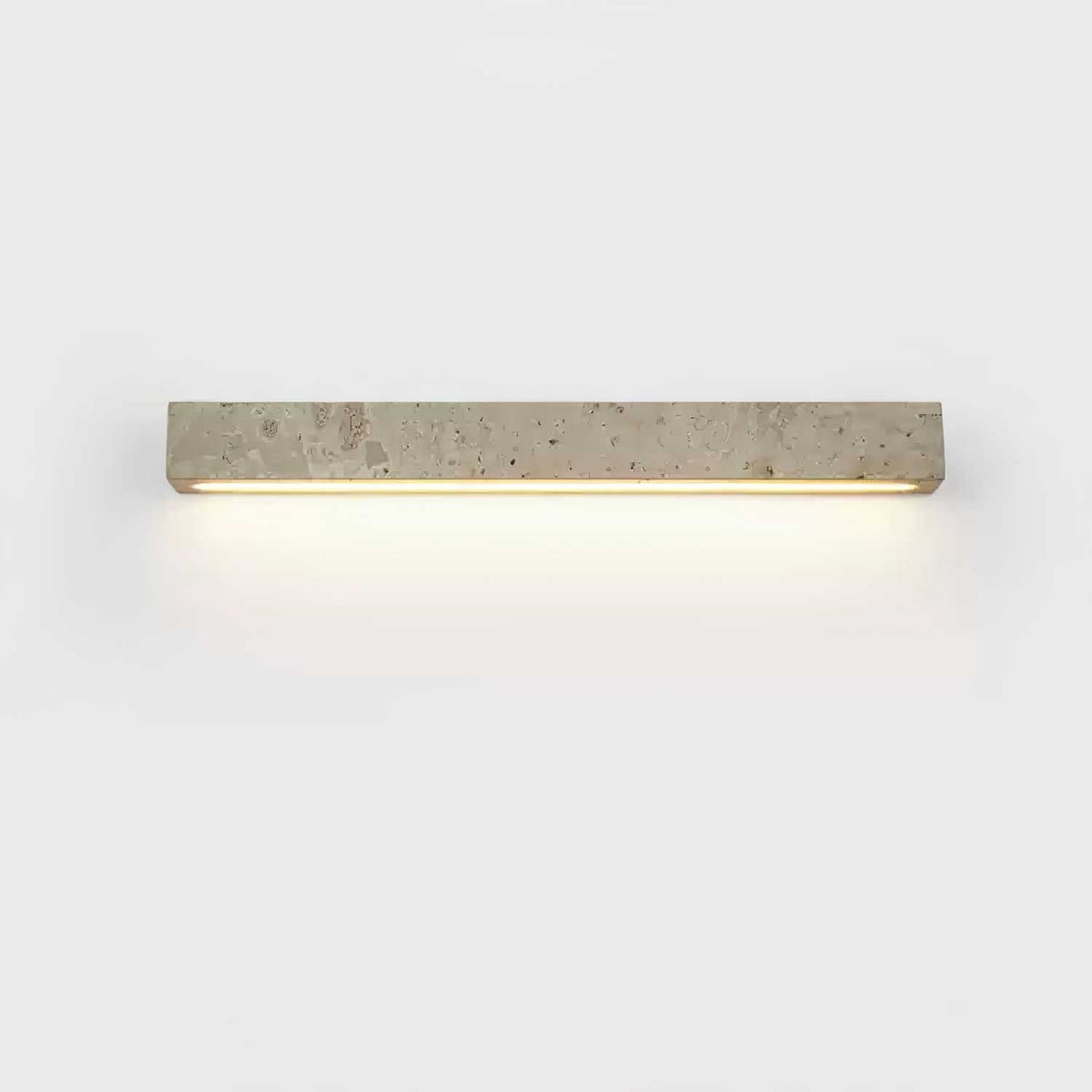 Rectangular Travertine LED Wall Light