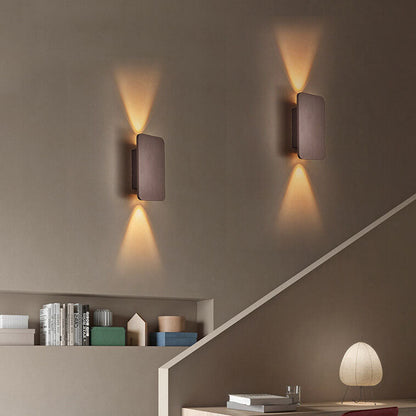 Rectangular Up and Down LED Wall Light