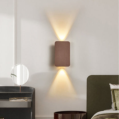Rectangular Up and Down LED Wall Light