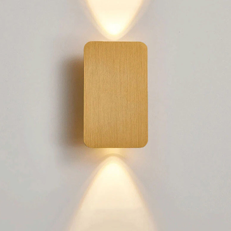 Rectangular Up and Down LED Wall Light