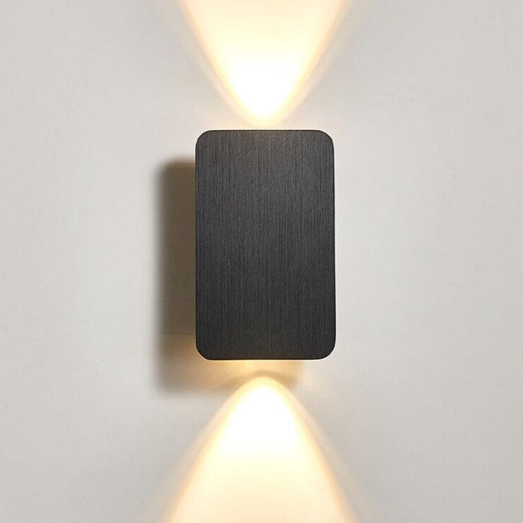 Rectangular Up and Down LED Wall Light