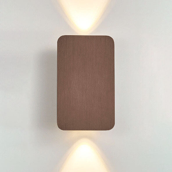 Rectangular Up and Down LED Wall Light